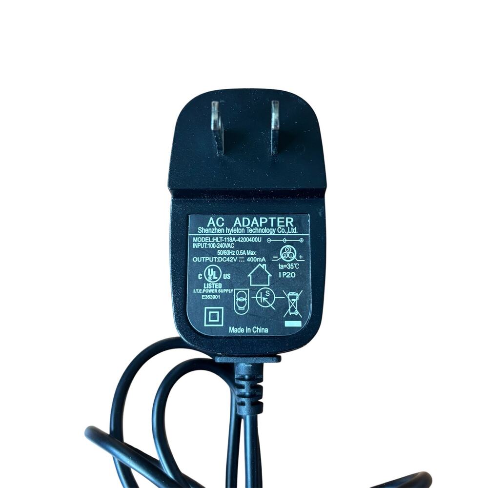 Shenzhen 42V 400mA Power Supply Adaptor Charger - HLT-118A-4200400U